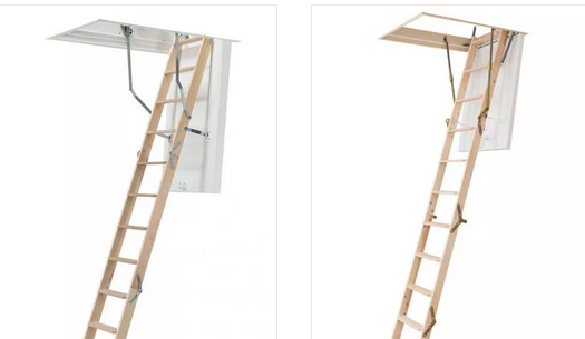Nature’s Ascension: Embrace Warmth with Wooden Loft Ladders